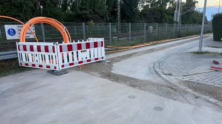 Rohrverband vor dem Einzug