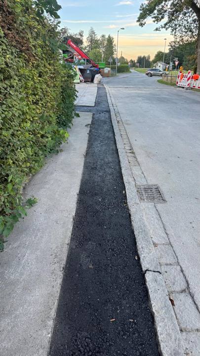 Oberfläche nach der Wiederherstellung