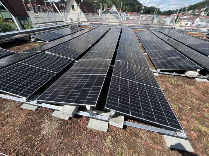 PV-Anlage auf einem Gründach